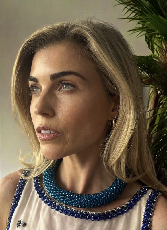 heavenly tubular crystal choker