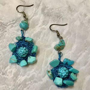 Bird Nest Gemstone Earrings – Nature's Poetry by Sarah Valley