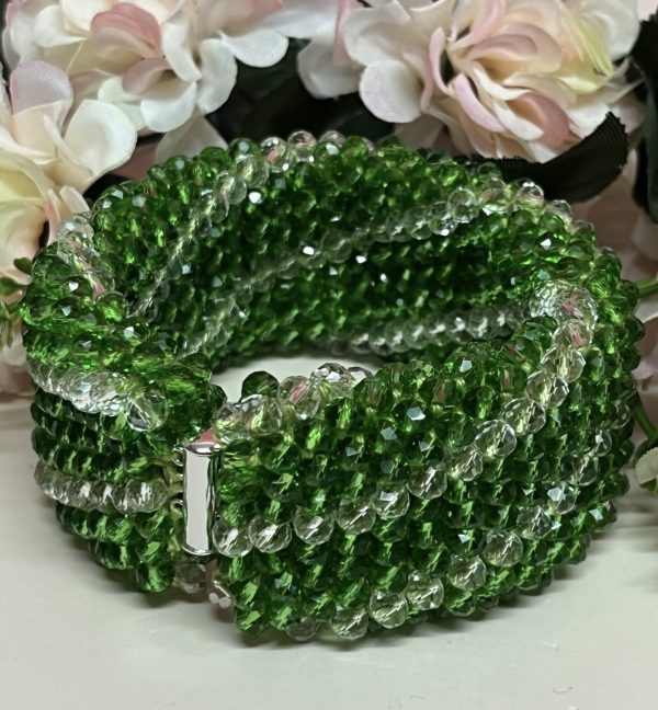 Swirl Crystal Cuff (Small Height) - Image 3