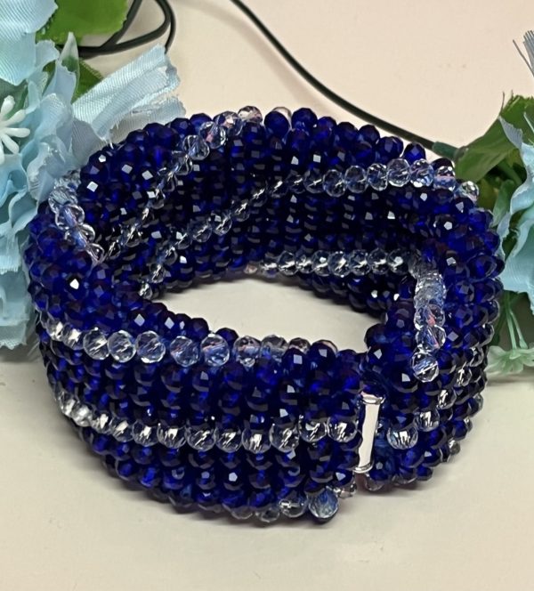 Swirl Crystal Cuff (Small Height) - Image 2