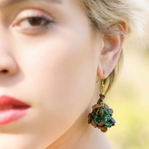 New Gemstone Crystal Drop Earrings for Women