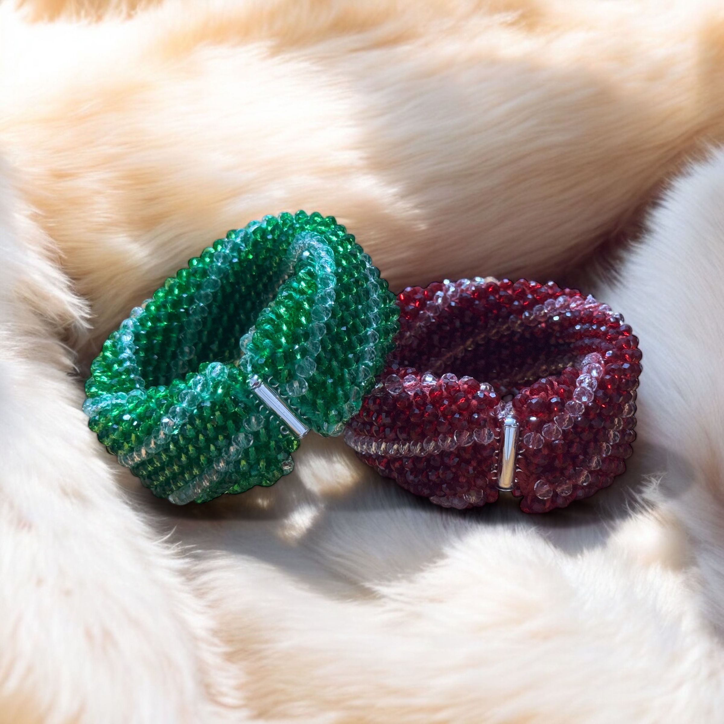 Swirl Crystal Cuff (Small Height) - Image 5