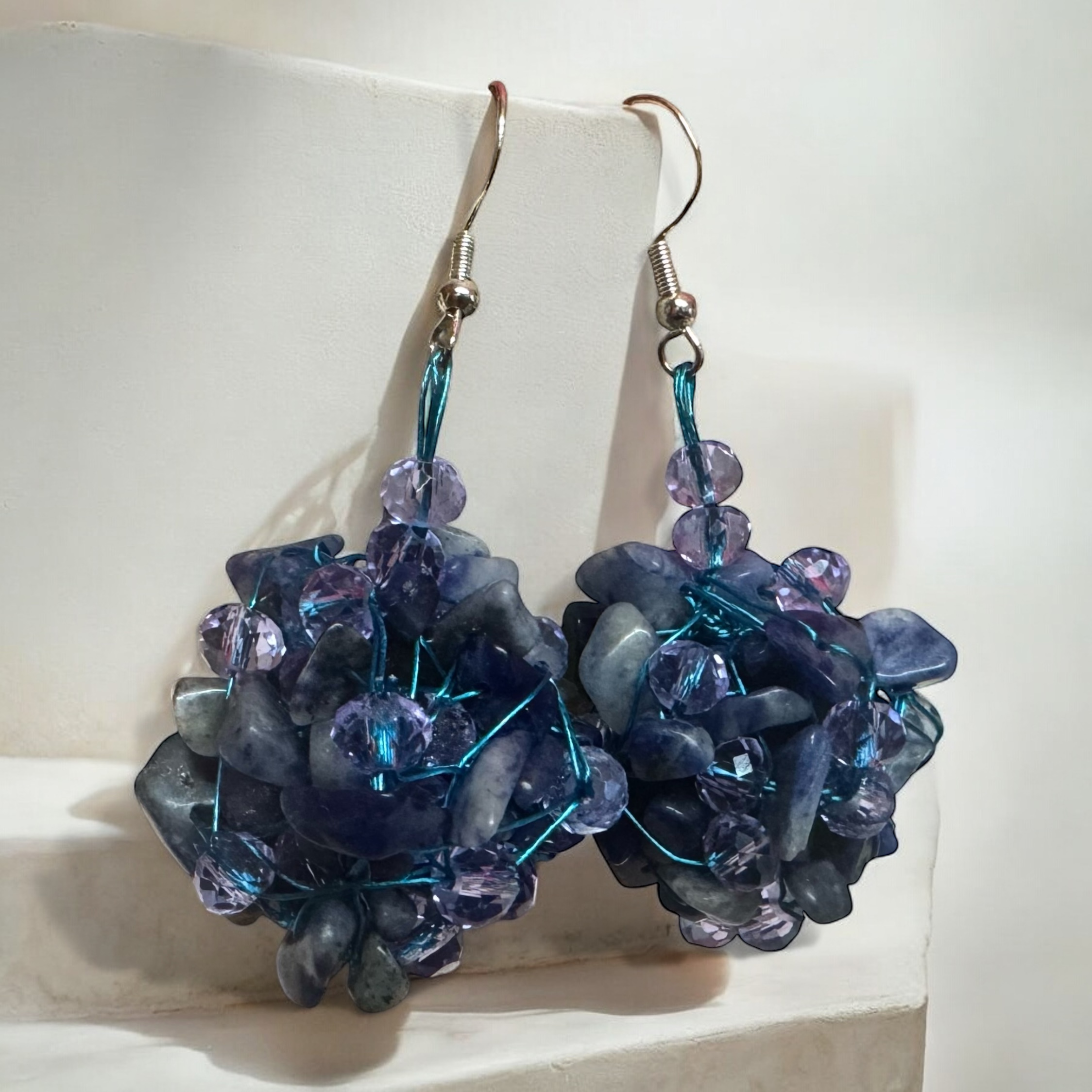 New Gemstone Crystal Drop Earrings for Women - Image 7