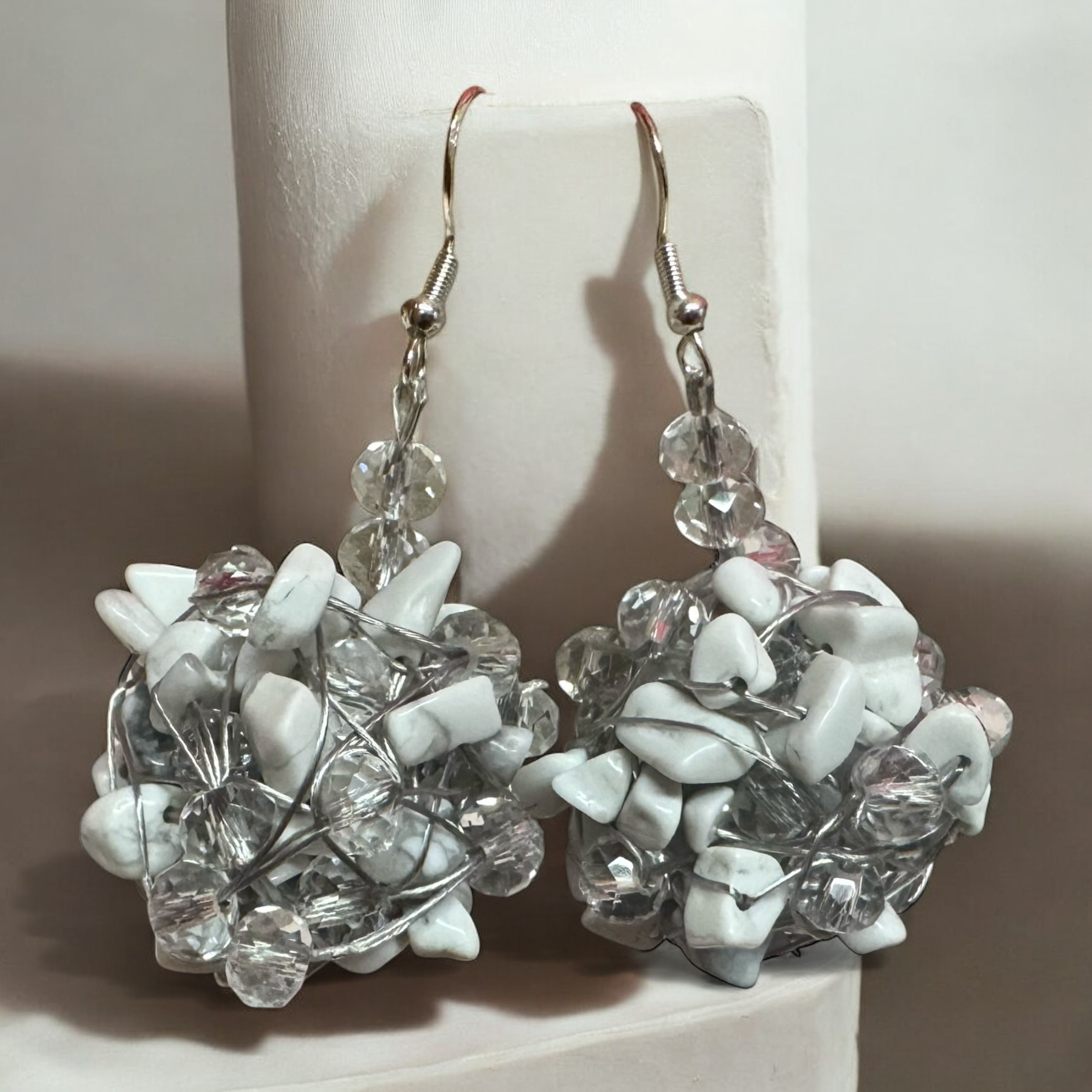 New Gemstone Crystal Drop Earrings for Women - Image 11