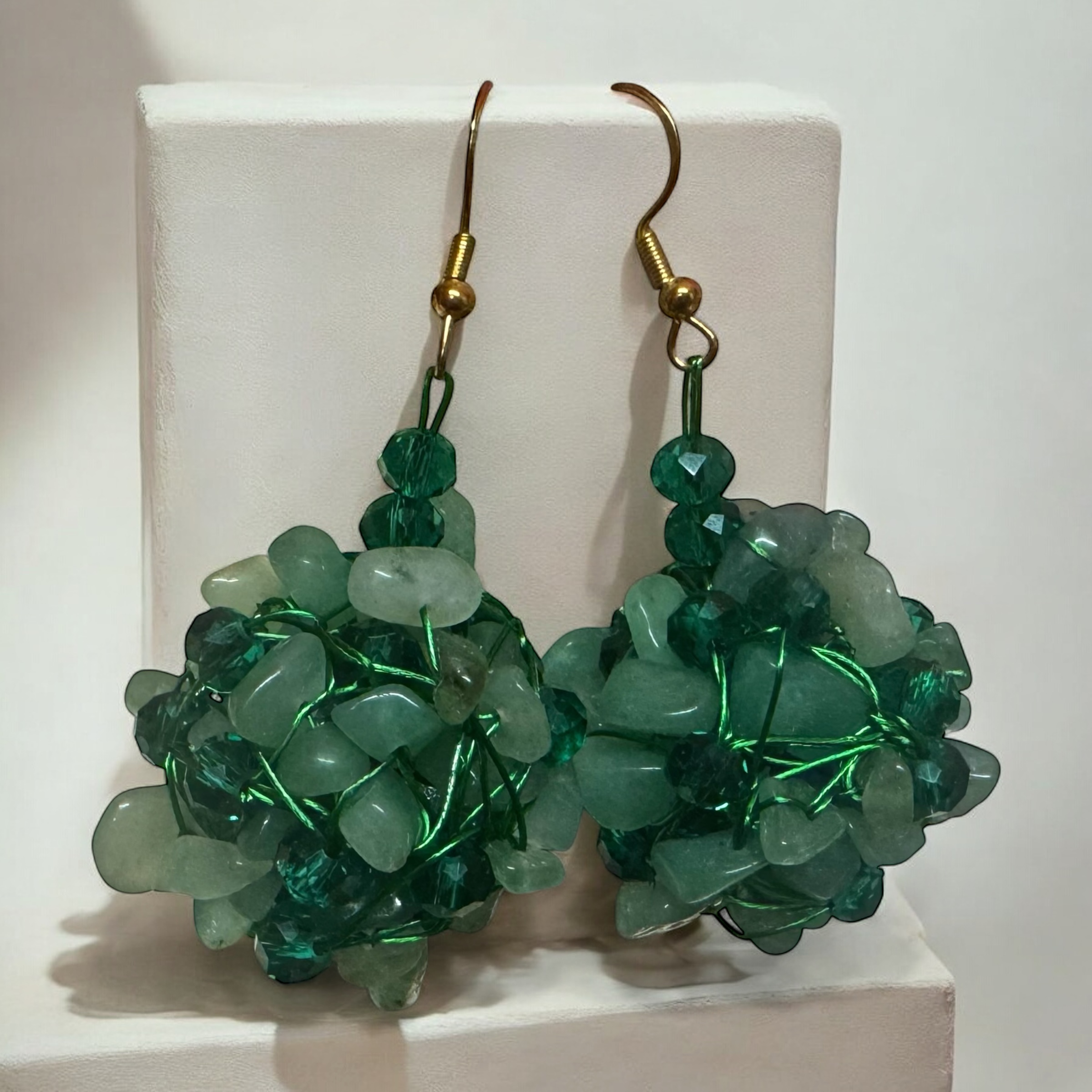 New Gemstone Crystal Drop Earrings for Women - Image 10