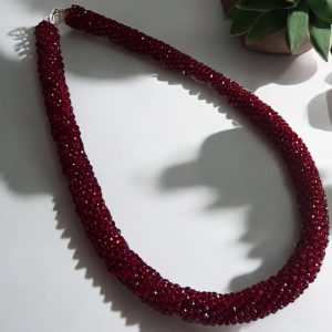 Enticing Tubular Necklace – Bohemian Radiance by Sarah Valley