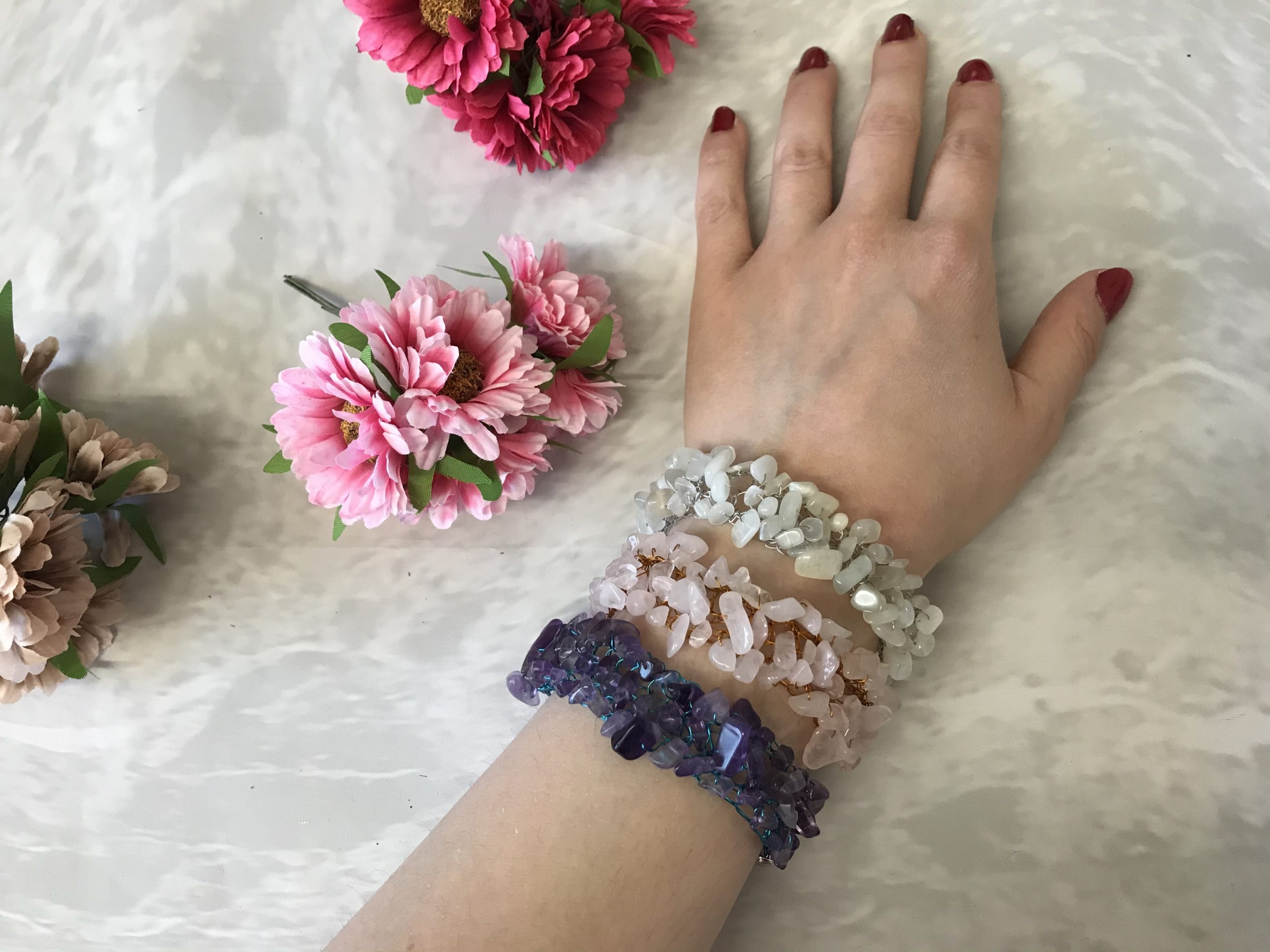 Latest Trio Gemstone Bracelet Stack - Image 6