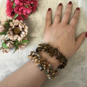 Double Gemstone Bracelet Stack
