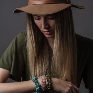 Trio Gemstone Bracelet Stack – Handcrafted Elegance by Sarah Valley