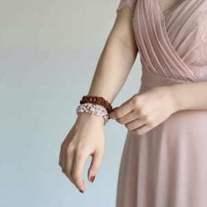 Double Gemstone Bracelet Stack