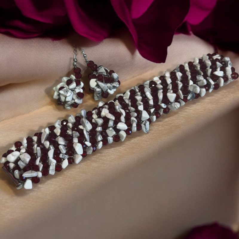 Cuff and Earrings Set – Harmonized Elegance by Sarah Valley