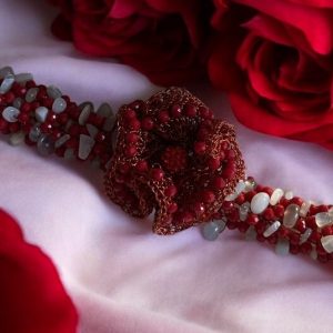 Undulating Rose Bracelet – Artisan Sparkle by Sarah Valley