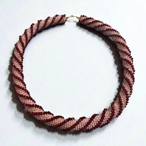 Bohemian Crystal Spiral Necklace