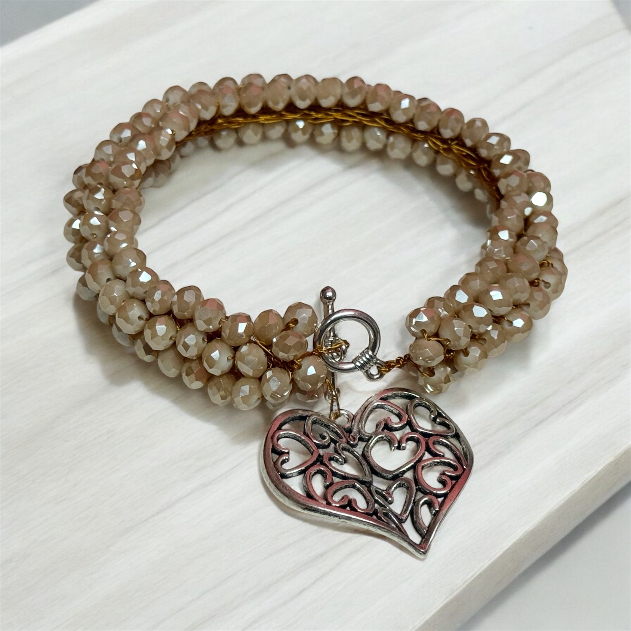 Artisan Charm Heart Bracelet - Image 4
