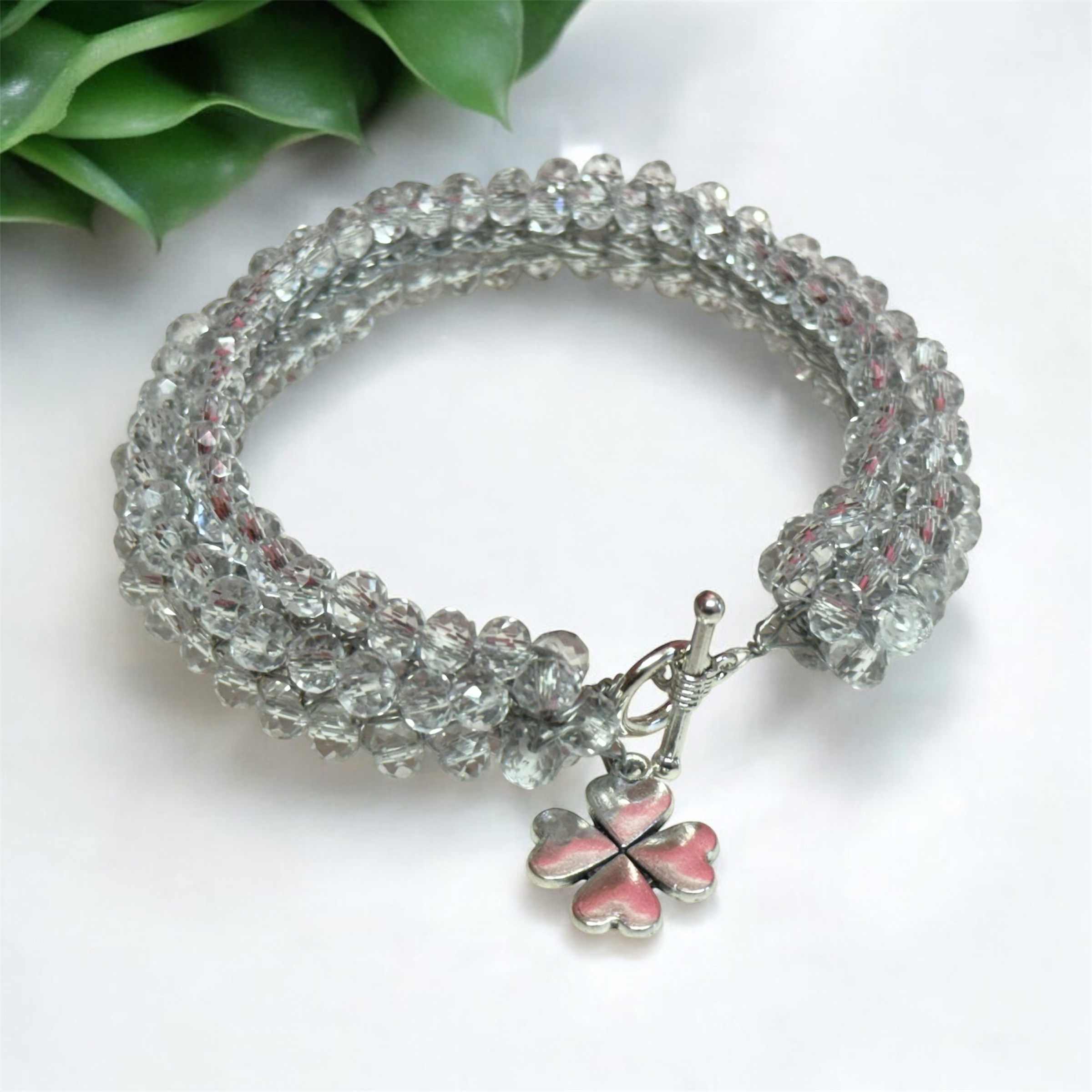 Four Leaf Clover Bracelet - Image 3