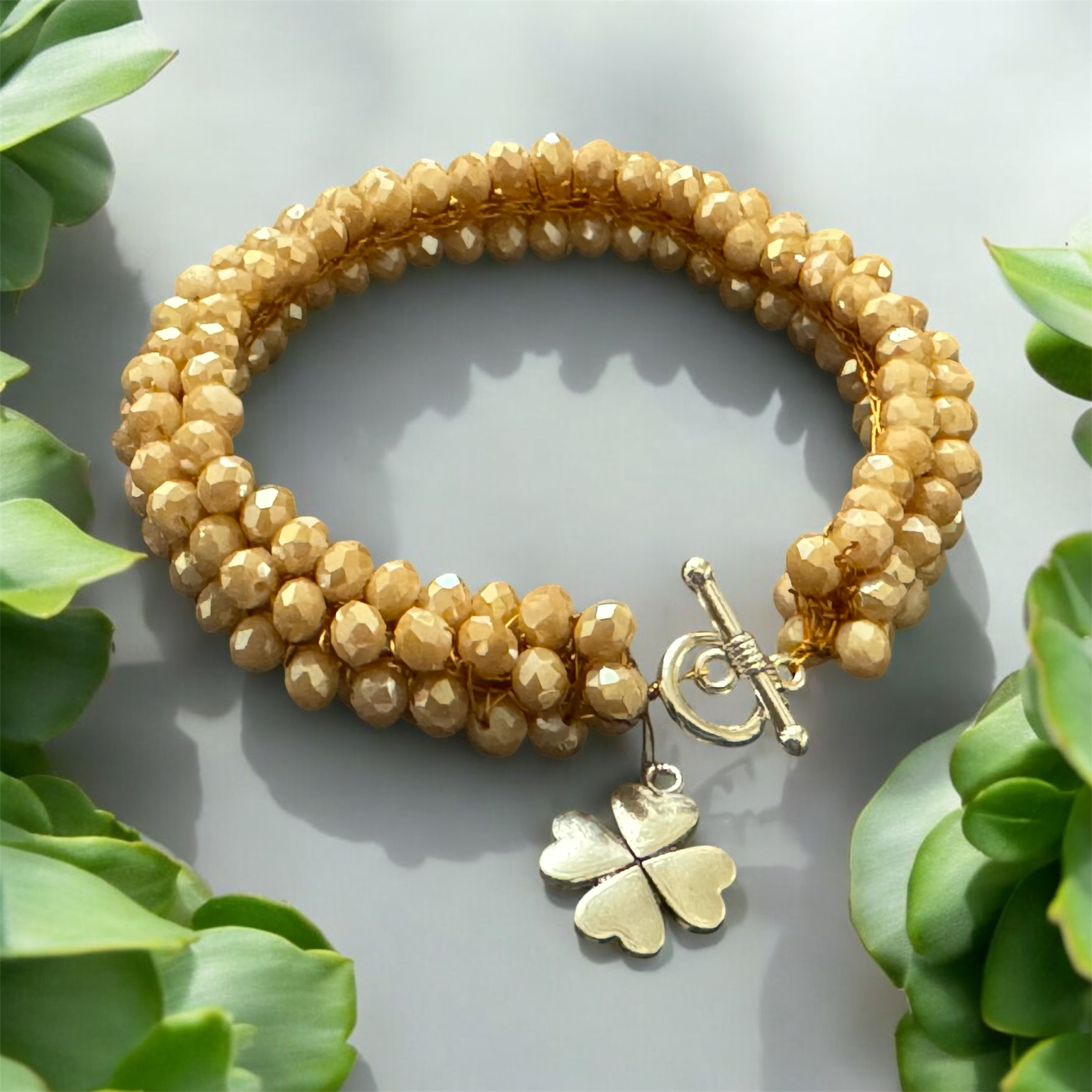 Four Leaf Clover Bracelet - Image 2