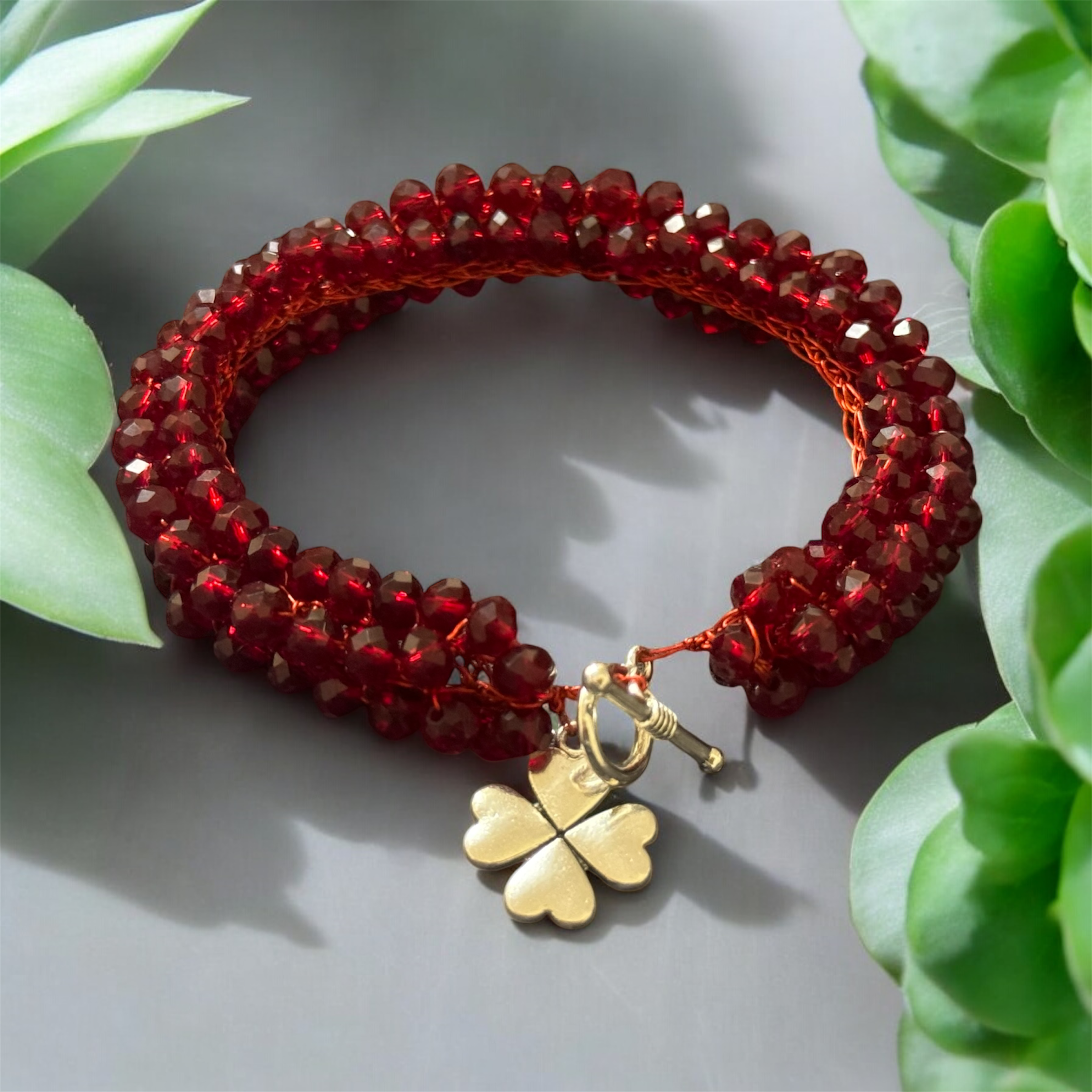 Four Leaf Clover Bracelet - Image 4