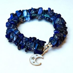 Gemstone Crescent Bracelet