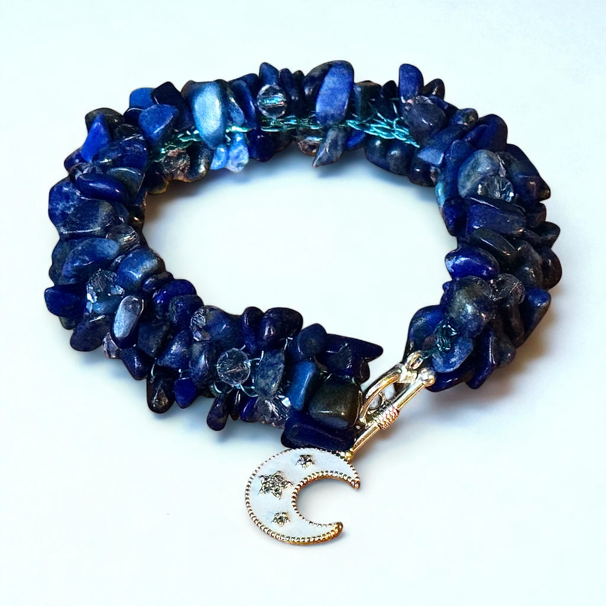 Gemstone Crescent Bracelet