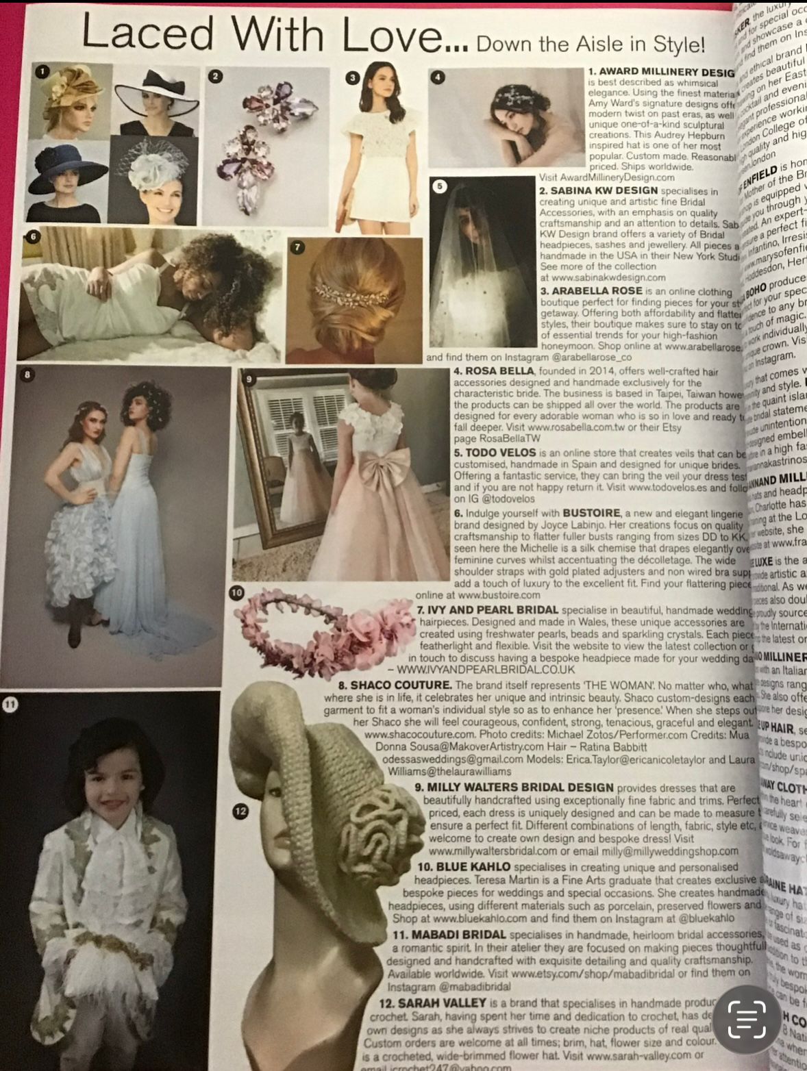 Sarah Valley handmade jewellery Vogue feature