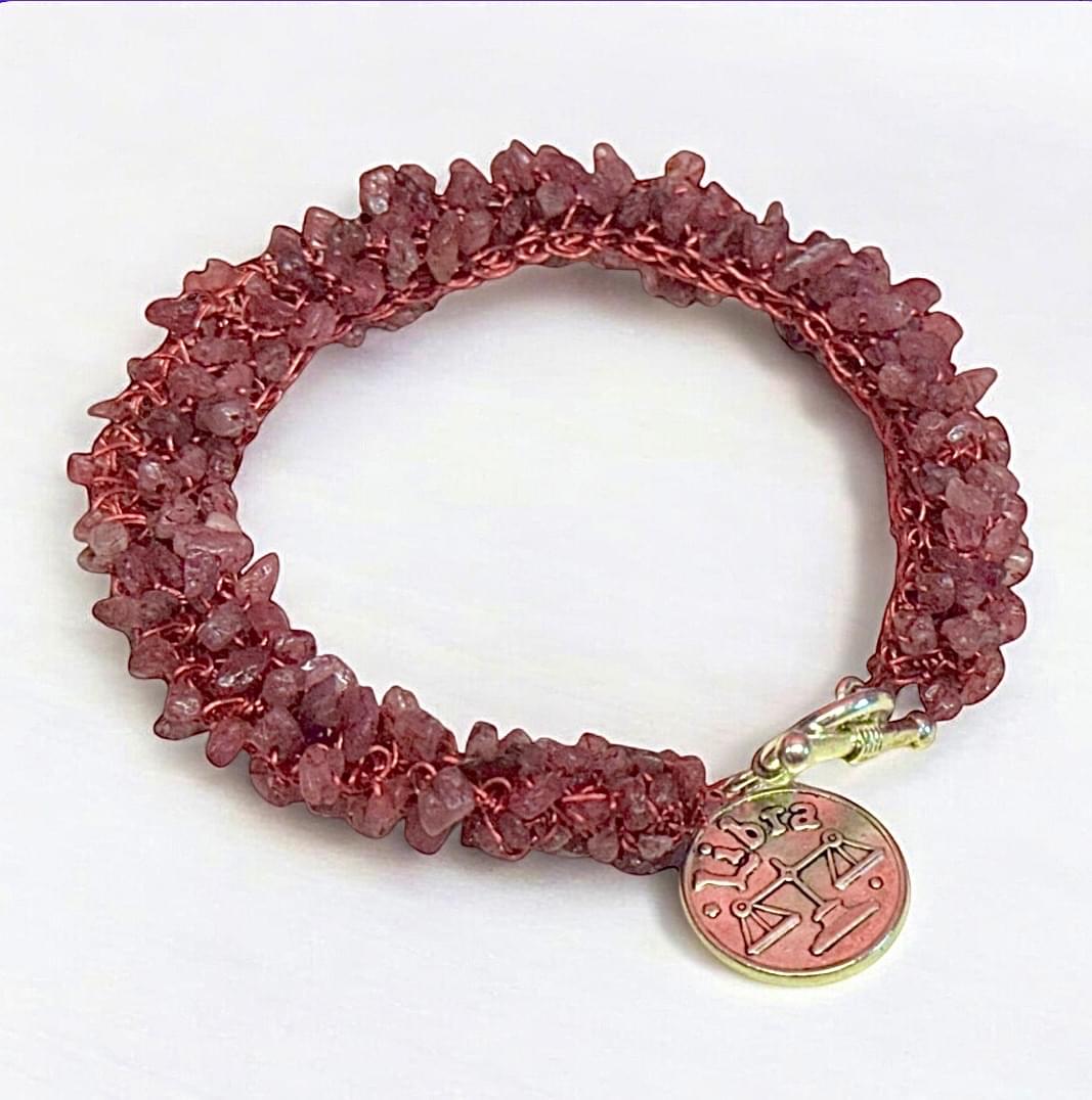 Gemstone Zodiac Bracelet | Libra - Image 2